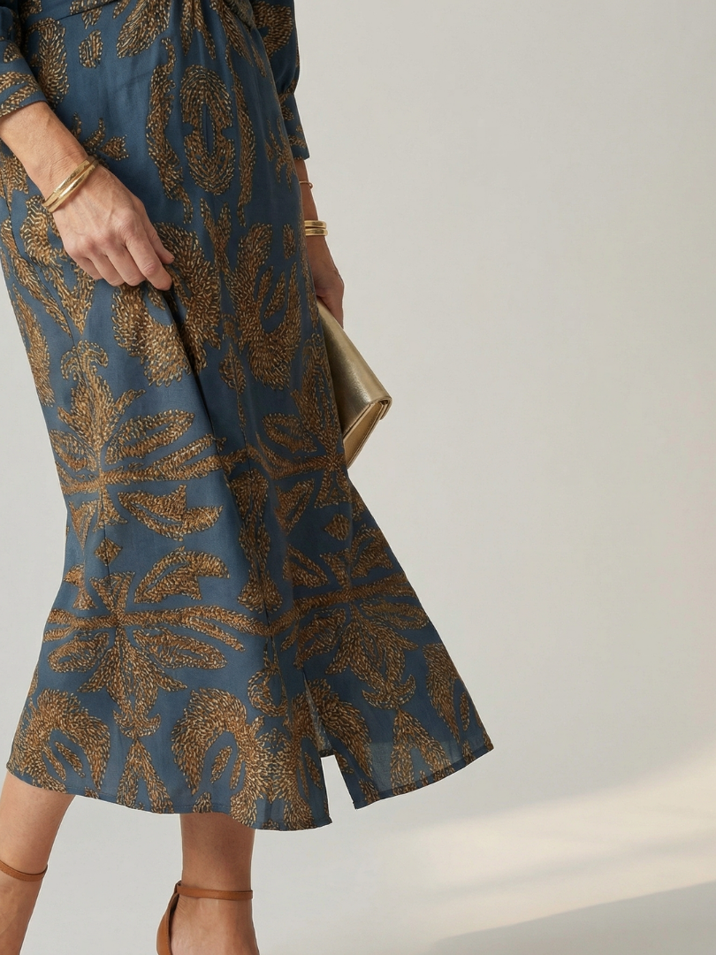 Anouk | Robe portefeuille naturelle