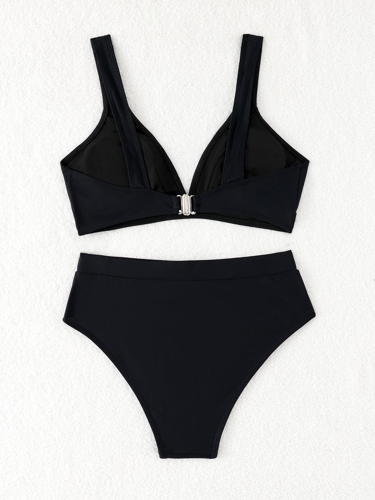 Gaïa | Bikini taille haute à col V profond