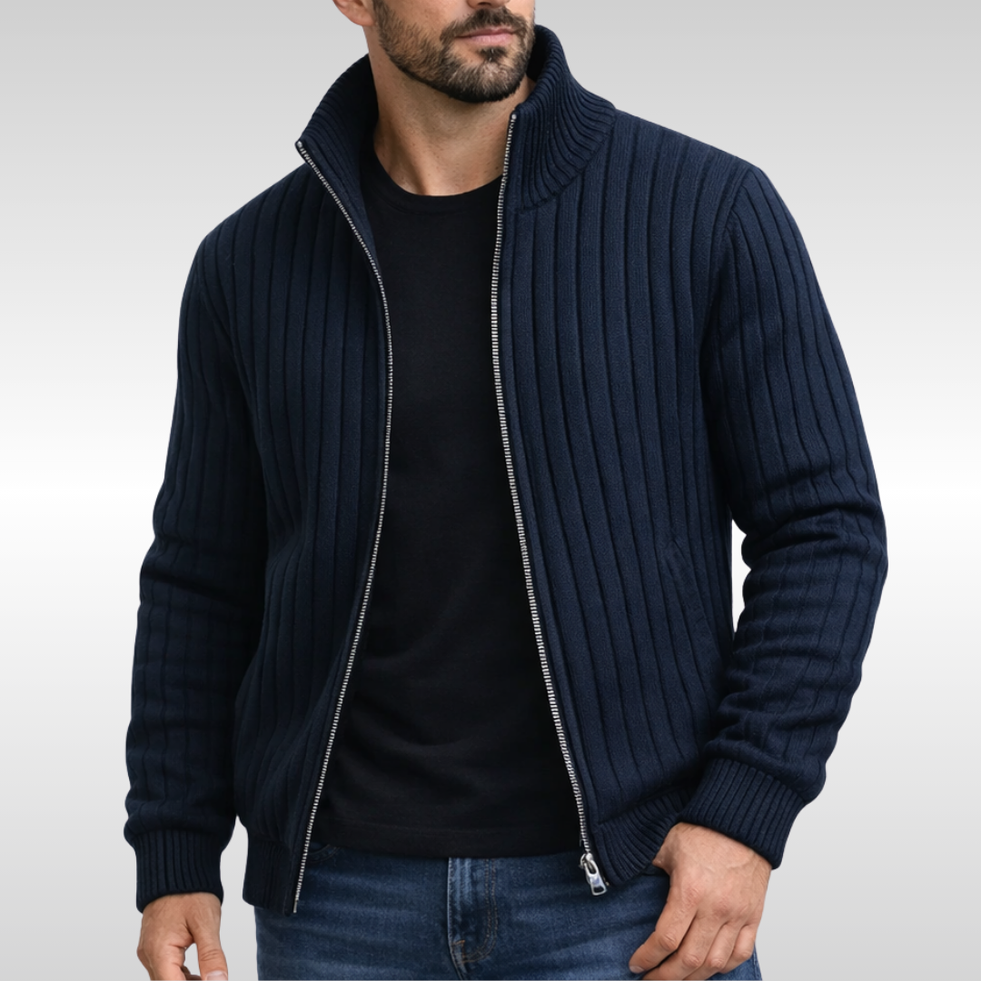 Bertrand | Gilet zippé élégant classique
