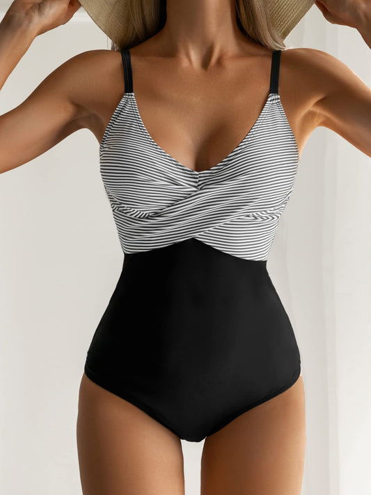 Linnea | Maillot une pièce rayé ou à carreaux