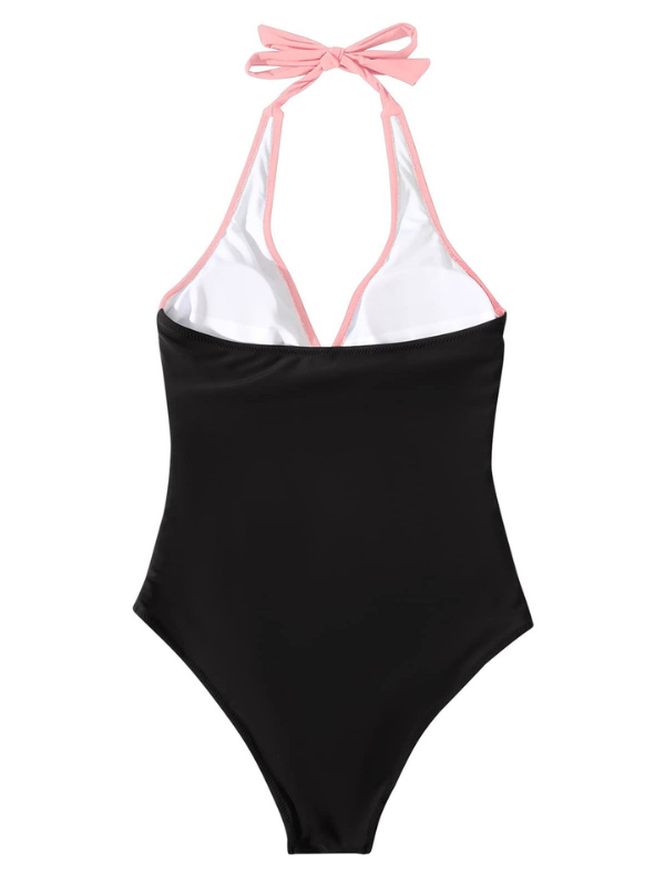 Selma | Maillot une pièce sculptant noir