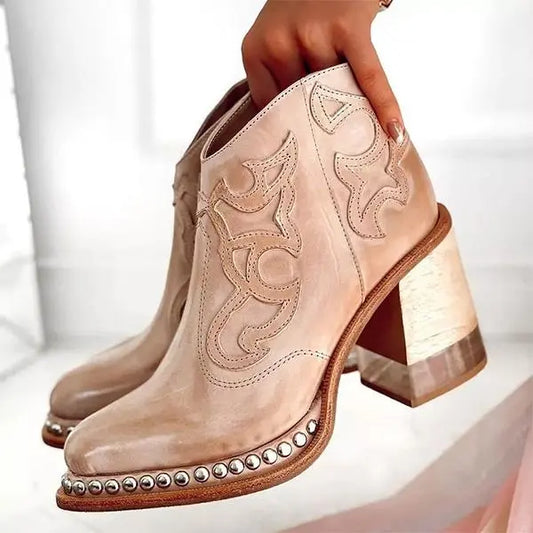 Norwich | Bottes mi-hautes brodées
