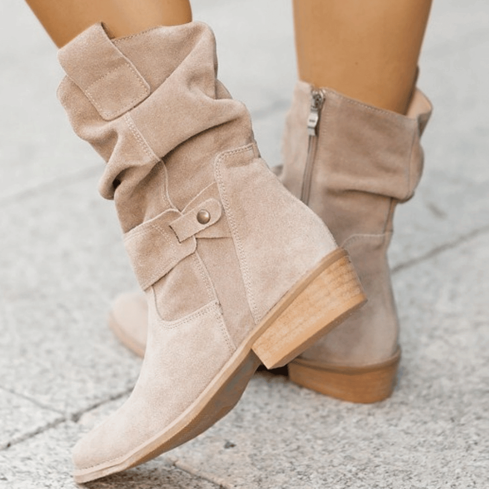 Suzanne | Bottes en daim doux