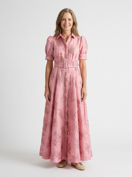 Xanthea | Robe chemise maxi florale