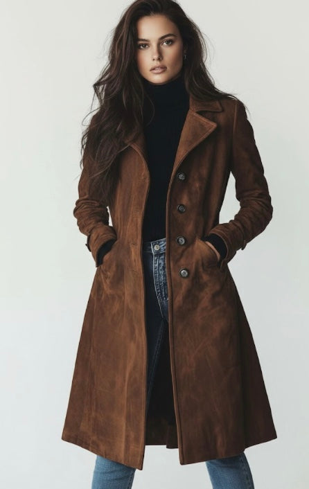Teresa | Trench élégant douceur intemporelle