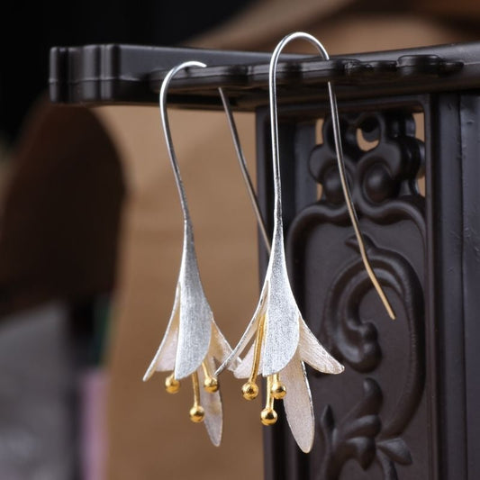 Élégantes boucles d'oreilles en argent