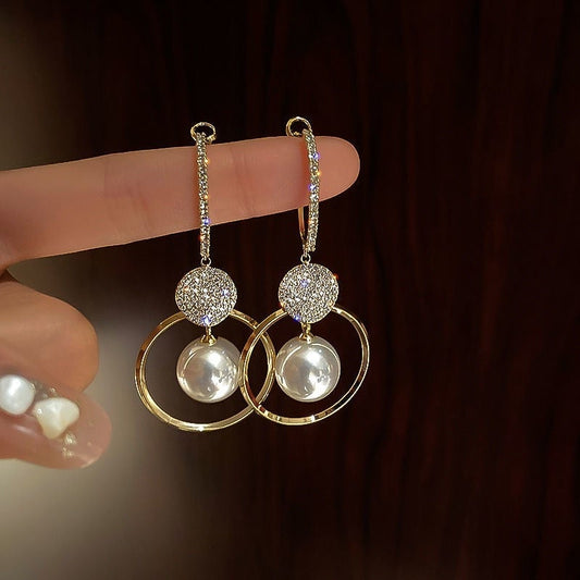 Boucles d'oreilles en perles de culture haut de gamme