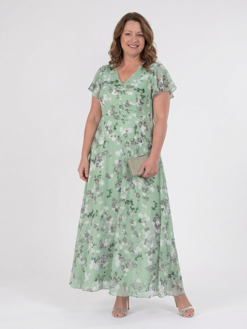Isabelle | Robe maxi chiffon