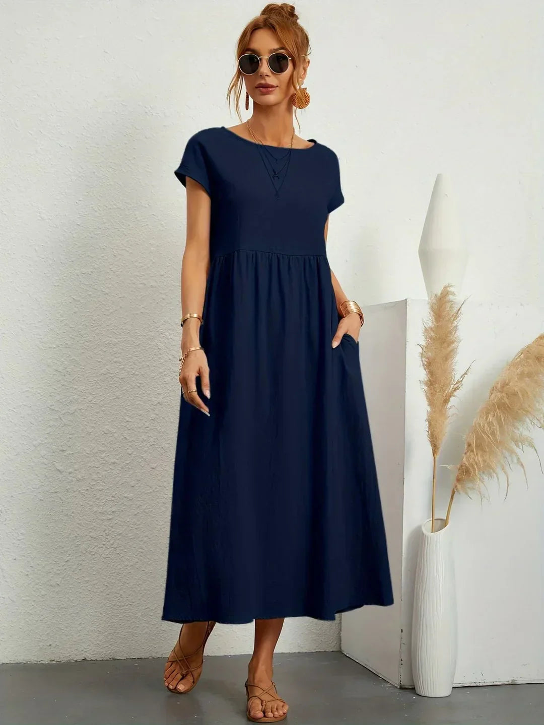 Gabrielle | Robe midi fluide