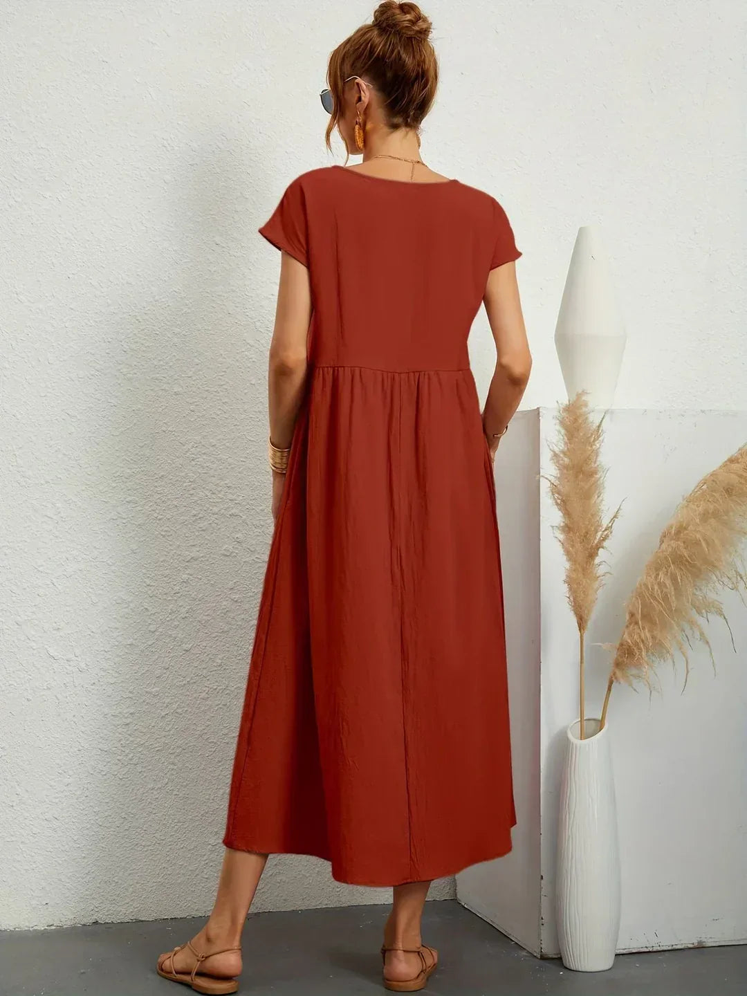 Gabrielle | Robe midi fluide