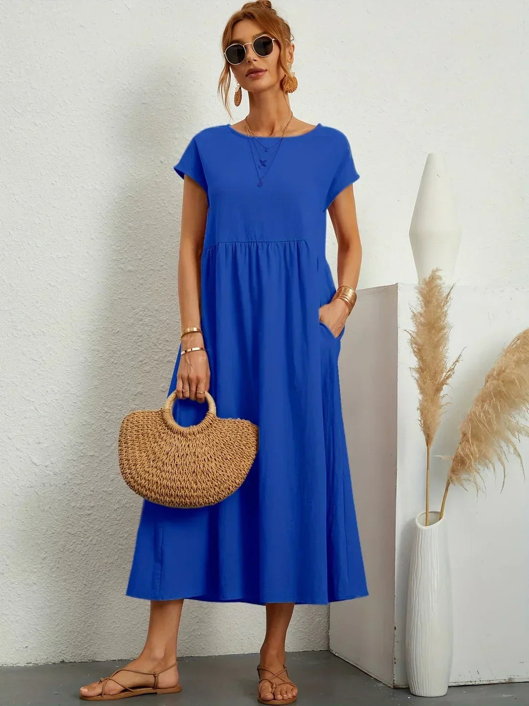 Gabrielle | Robe midi fluide