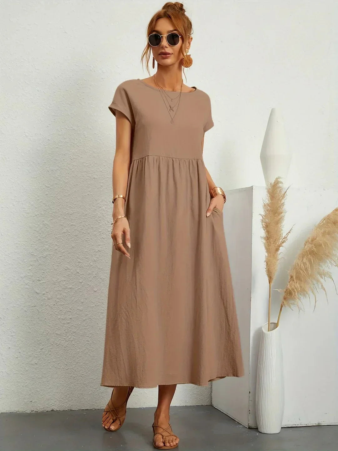 Gabrielle | Robe midi fluide