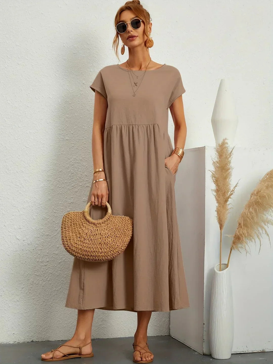 Gabrielle | Robe midi fluide