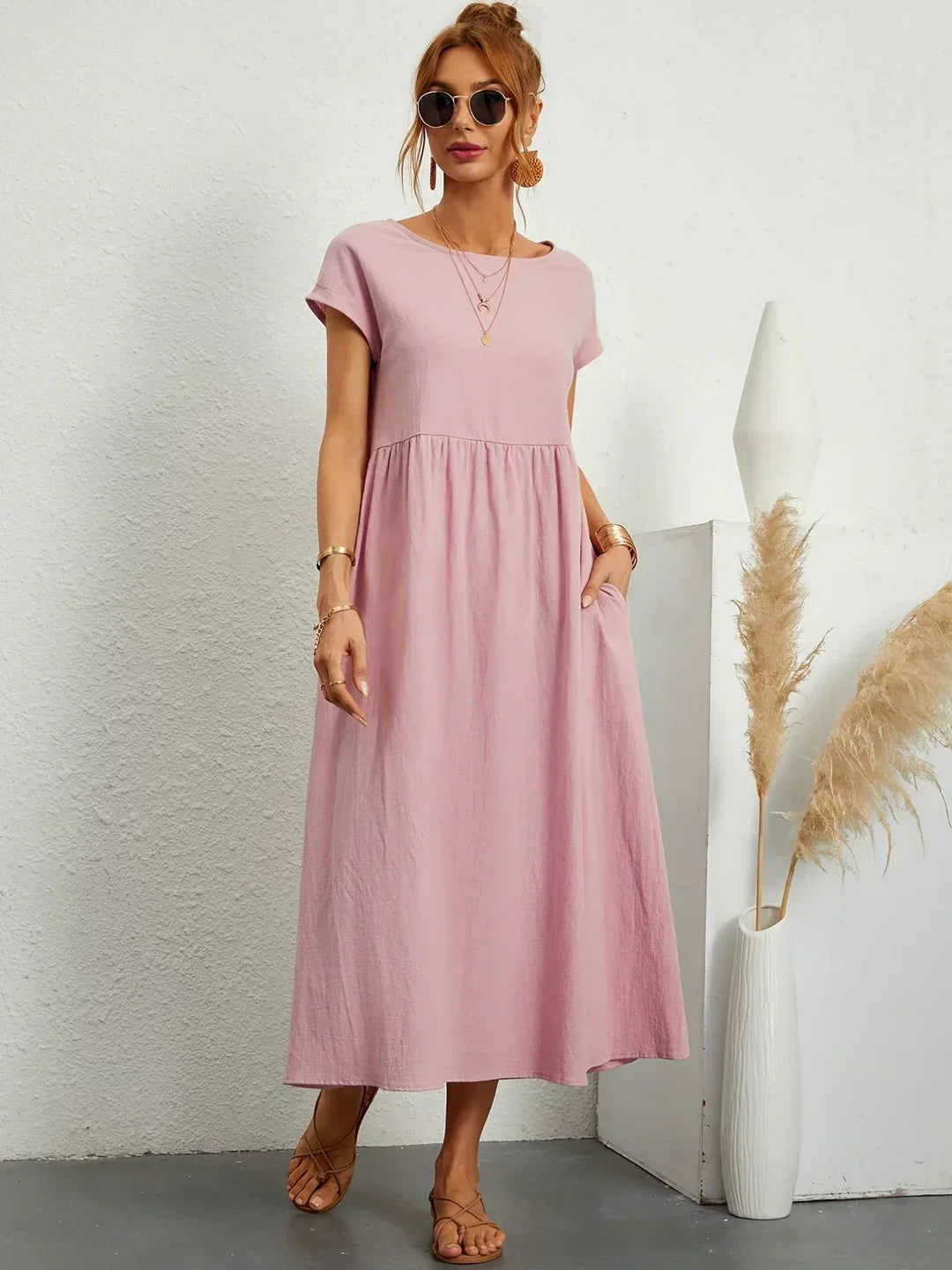 Gabrielle | Robe midi fluide