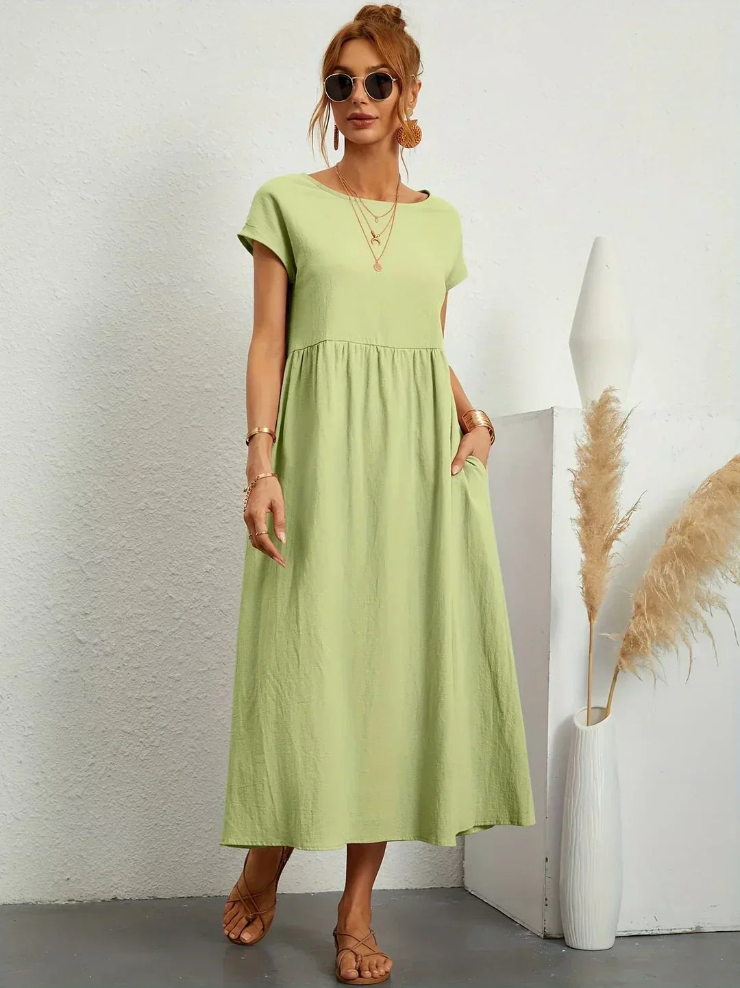 Gabrielle | Robe midi fluide