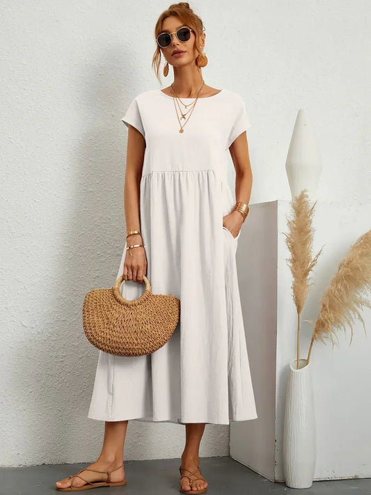 Gabrielle | Robe midi fluide