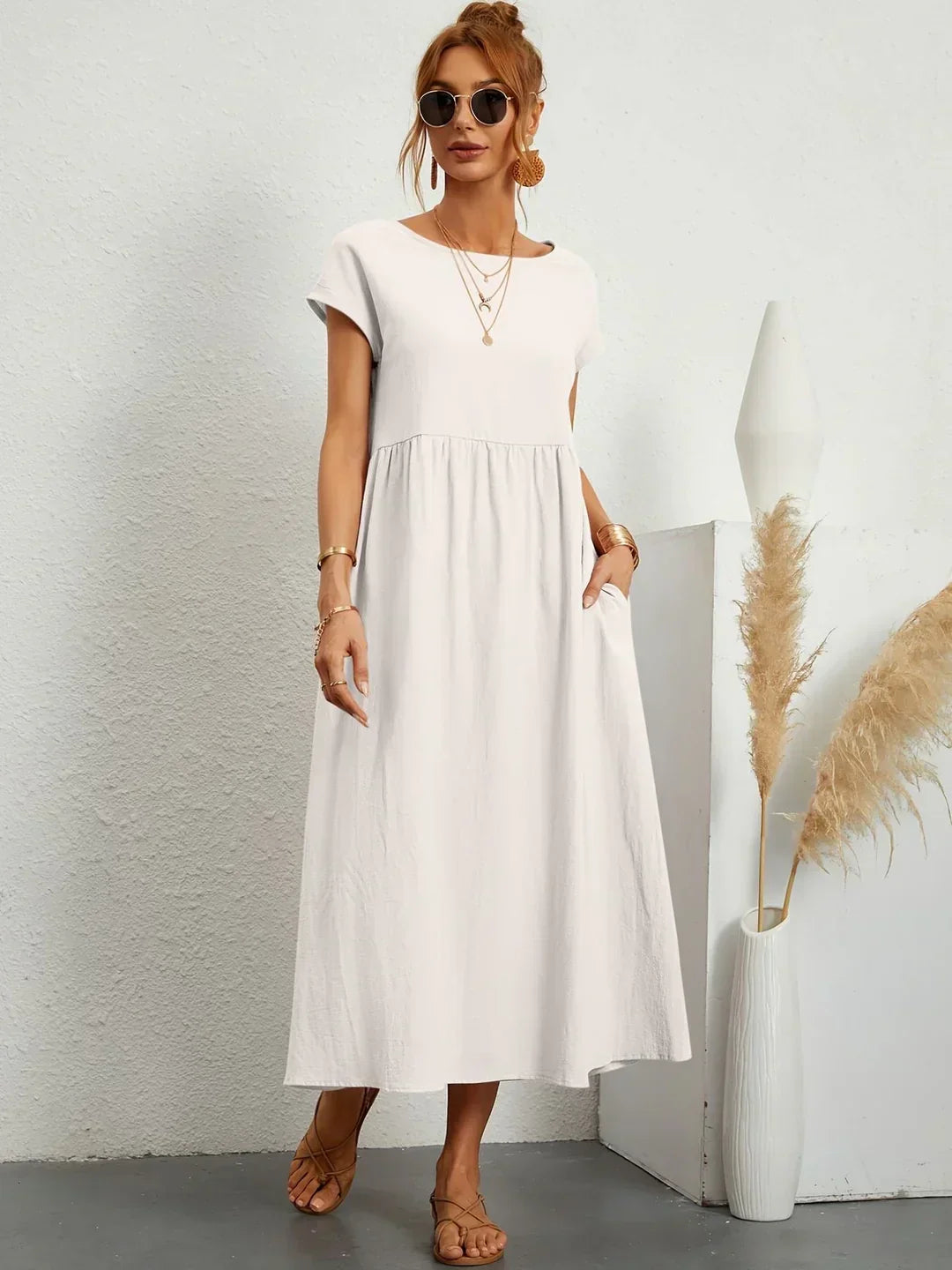 Gabrielle | Robe midi fluide
