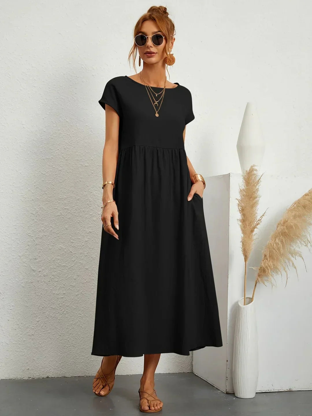 Gabrielle | Robe midi fluide