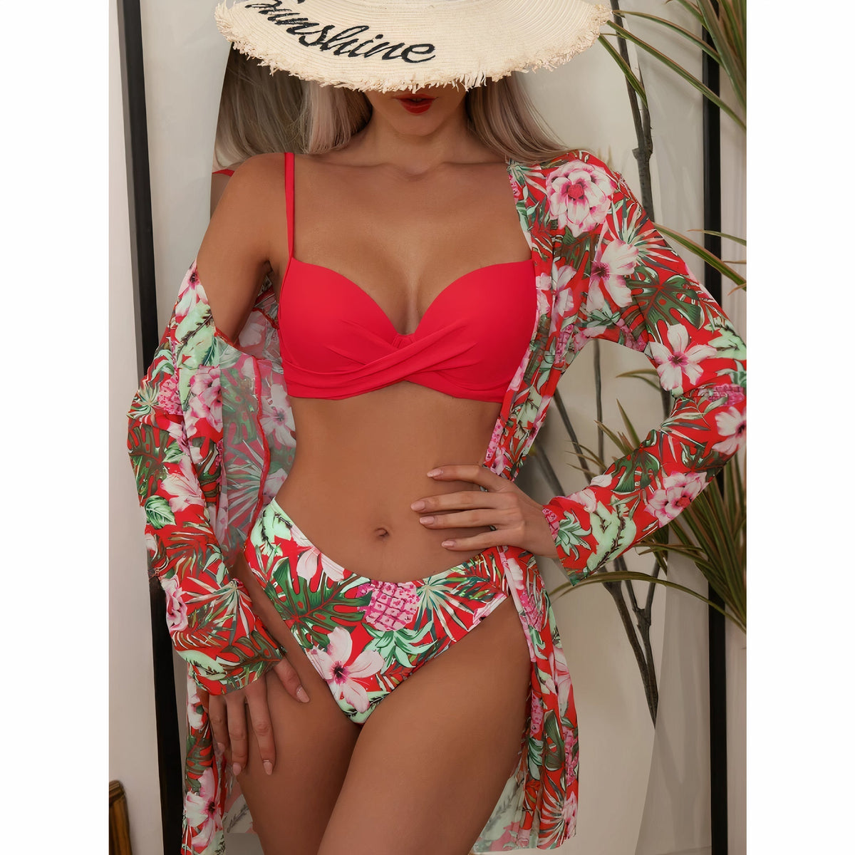 Thea | Bikini floral 3-en-1