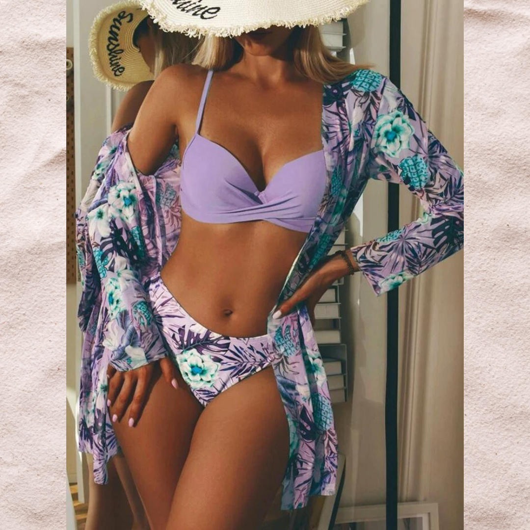 Thea | Bikini floral 3-en-1