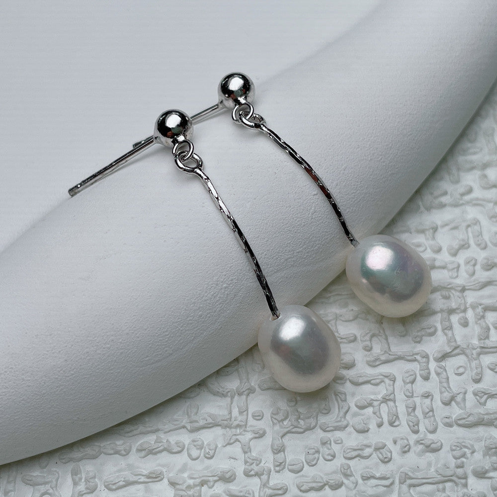 Boucles d'oreilles petites perles d'eau douce