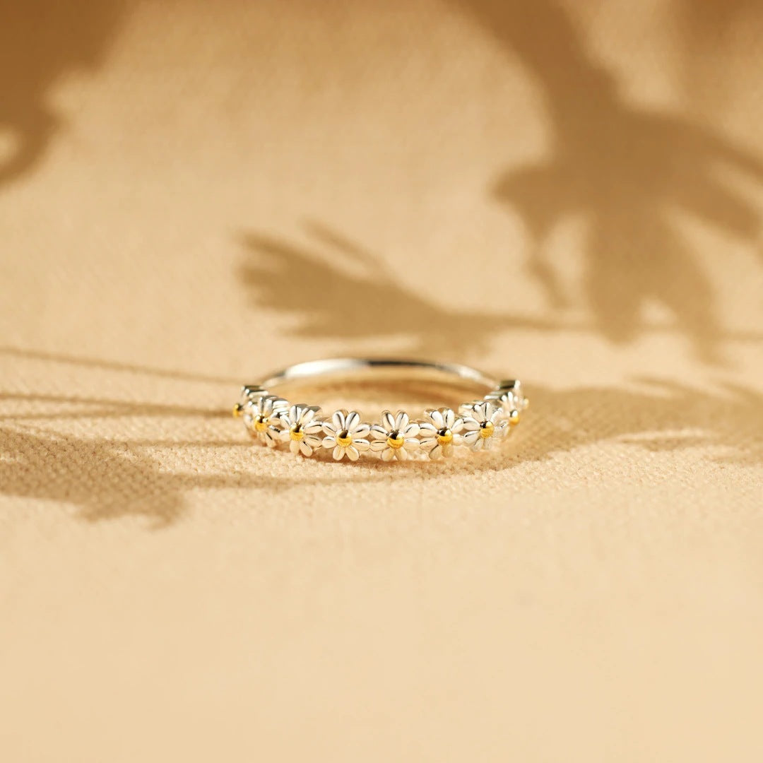 Bague Luxueuse de Fleurs - Jardin