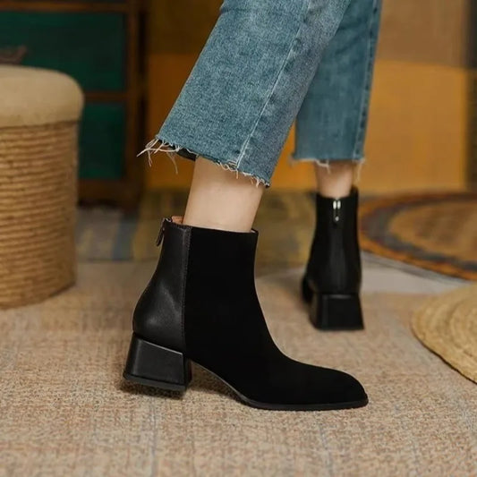 Givre | Bottes en cuir effet givré
