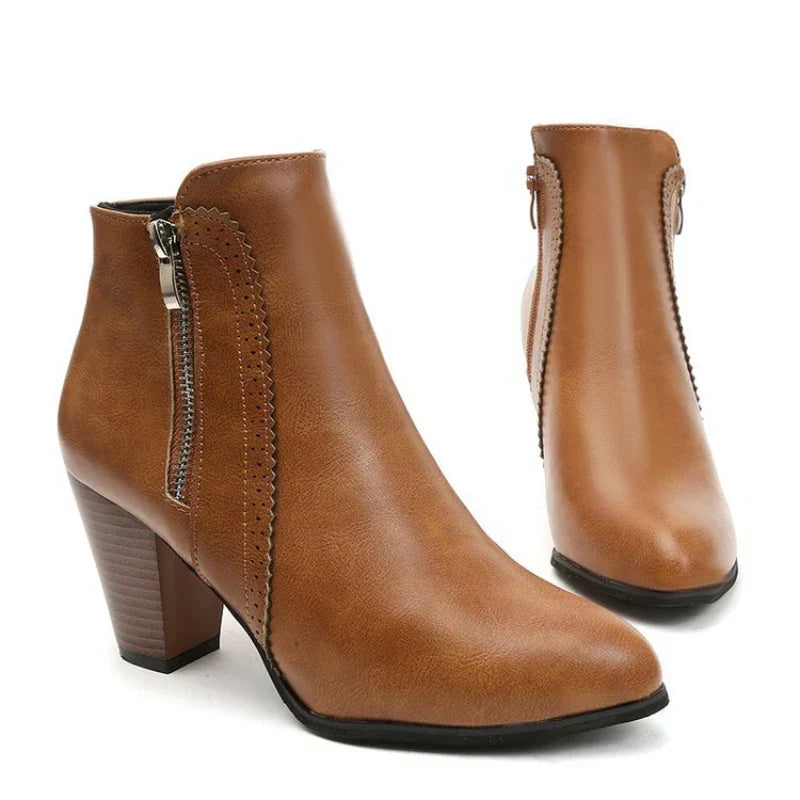 Lola | Bottes rétro à talon carré