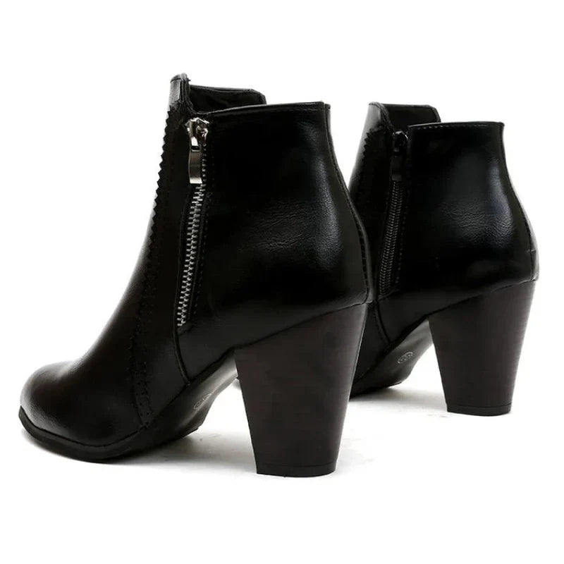 Lola | Bottes rétro à talon carré