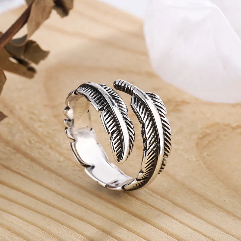 Plume d'un Ange - Bague Mémorial Ajustable