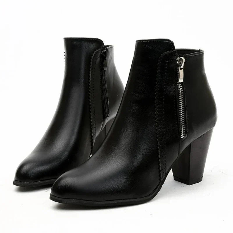 Lola | Bottes rétro à talon carré