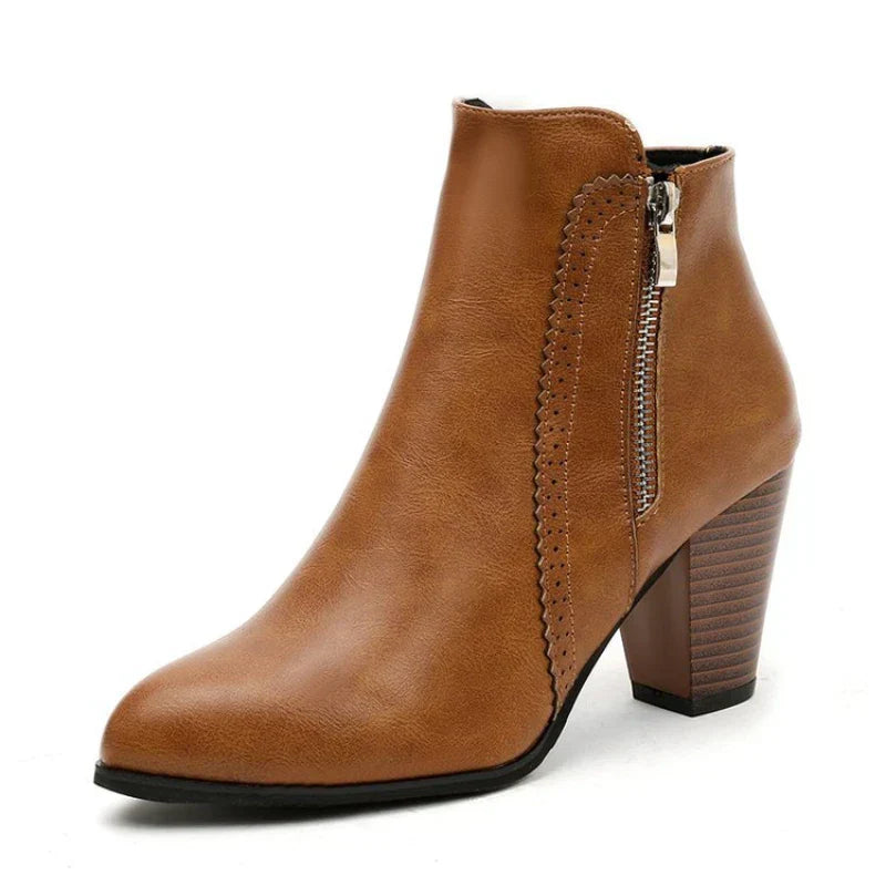 Lola | Bottes rétro à talon carré