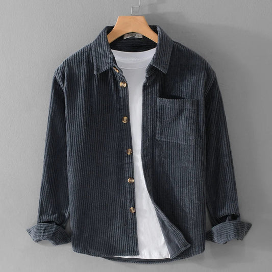 Eiran | Chemise en velours côtelé décontractée
