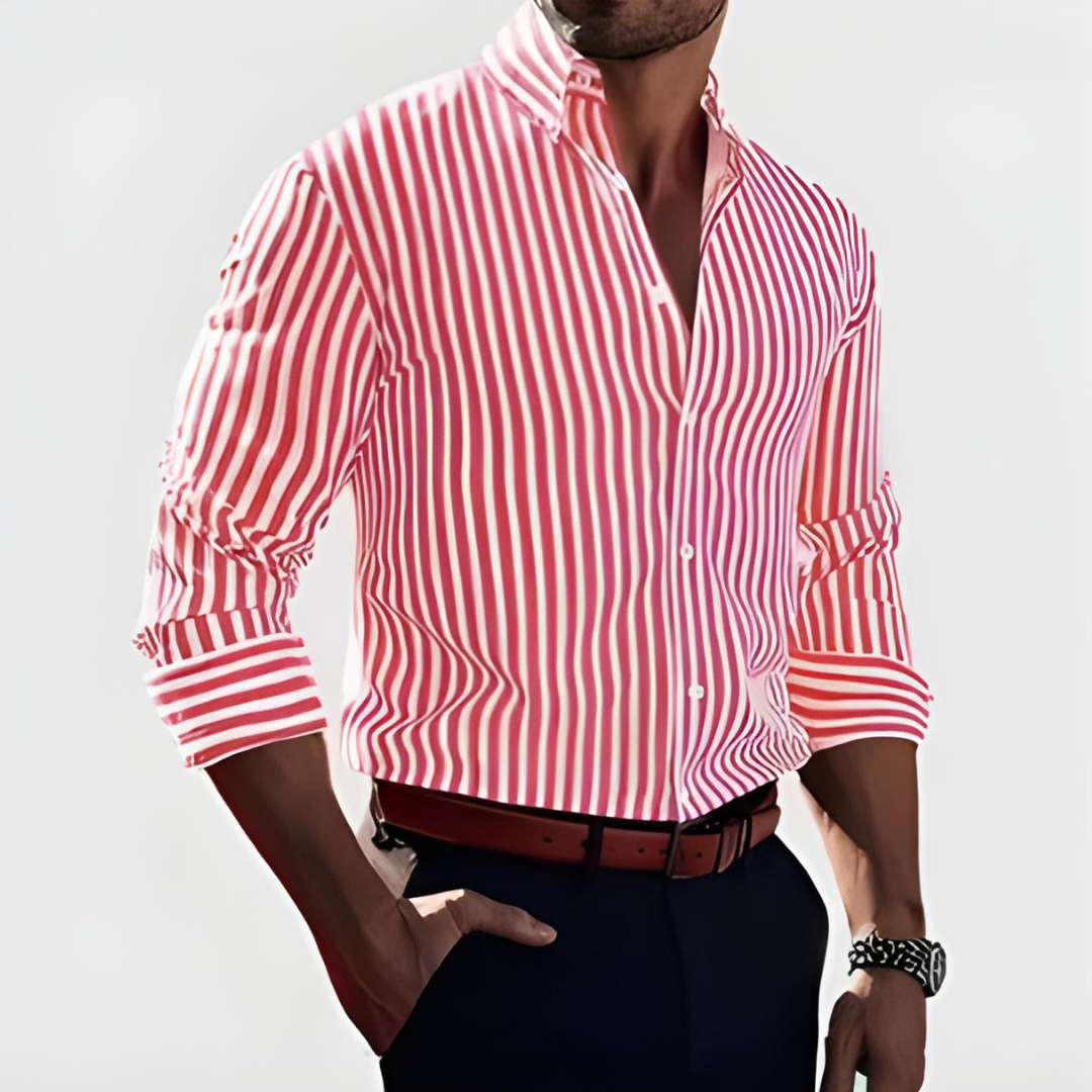 Léonard | Chemise rayée d’élégance intemporelle