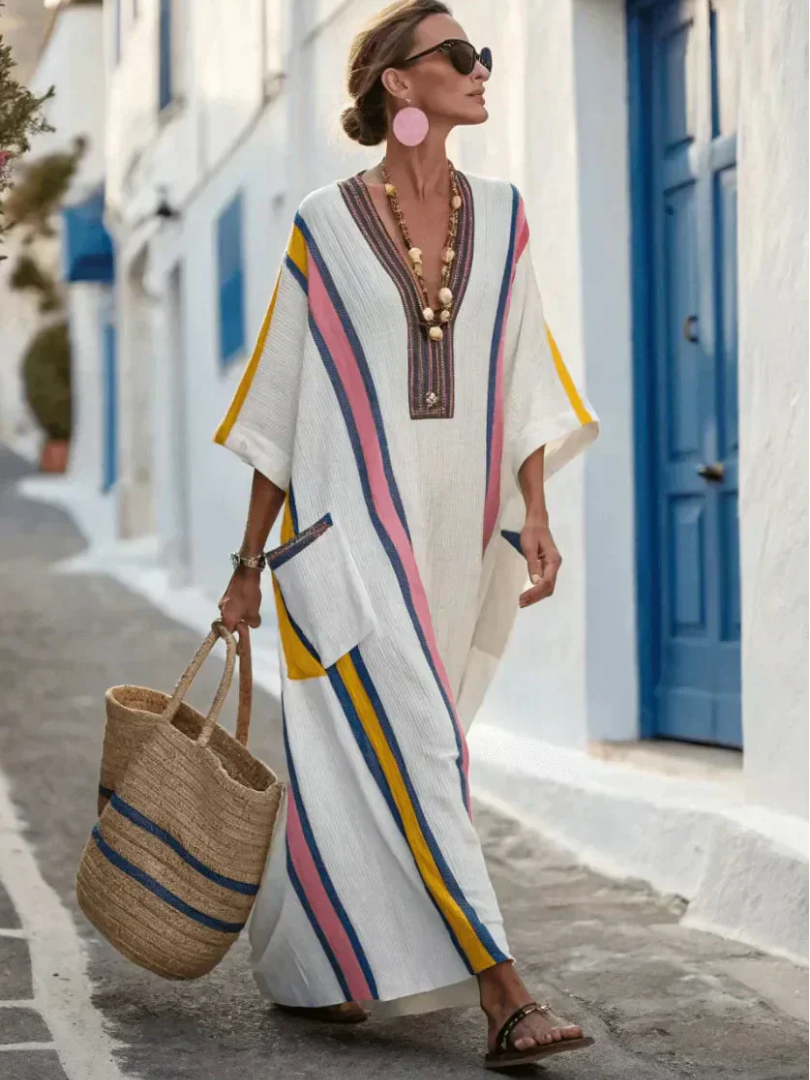 Noa | Robe maxi et manches mi-longues