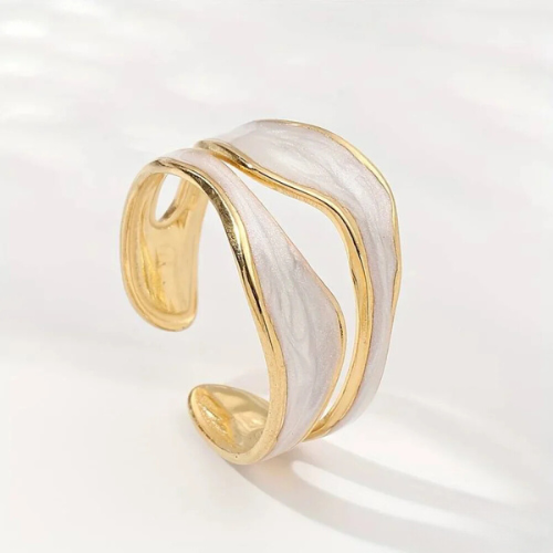 Traum | Bague vintage en or blanc