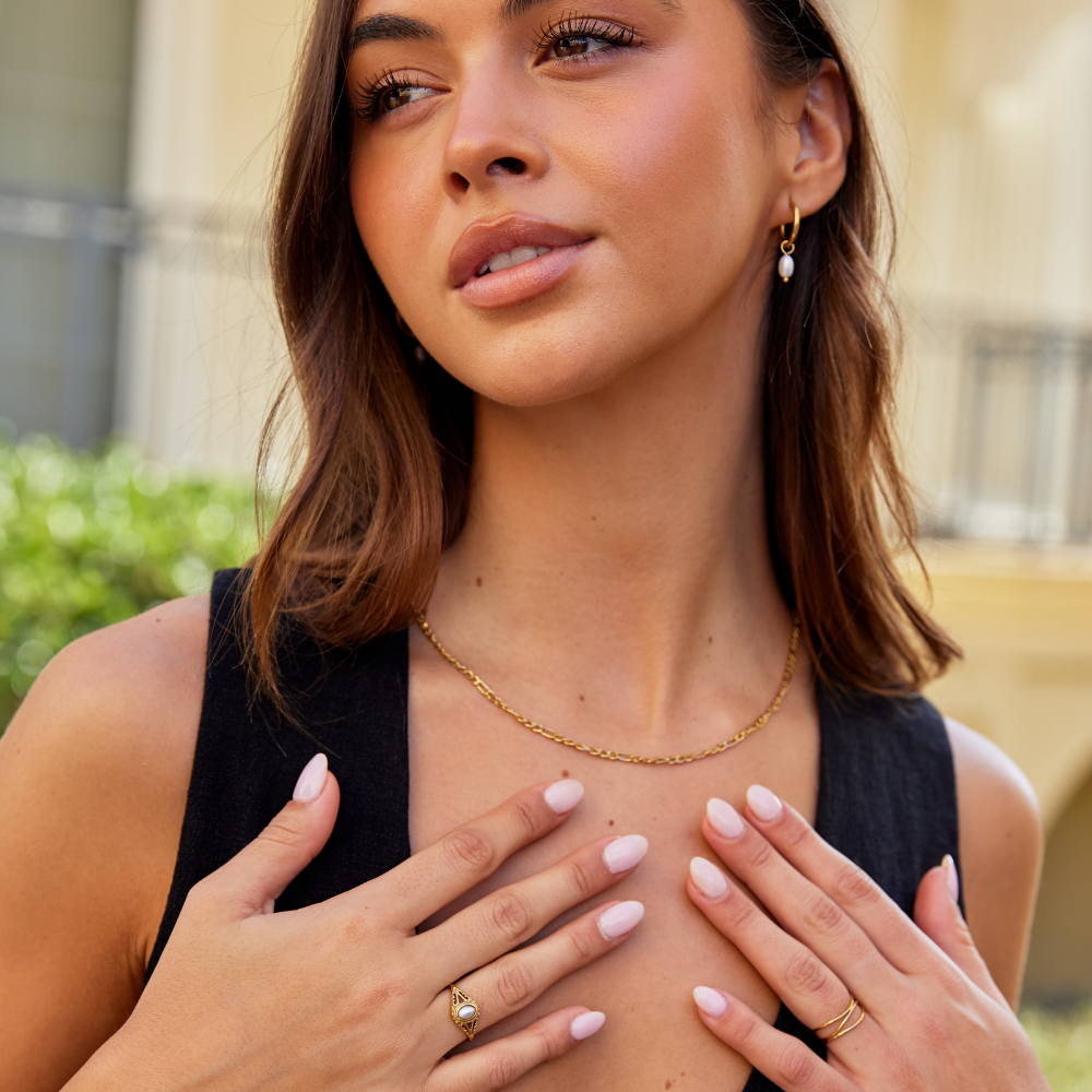 Royal | Bague vintage en perles