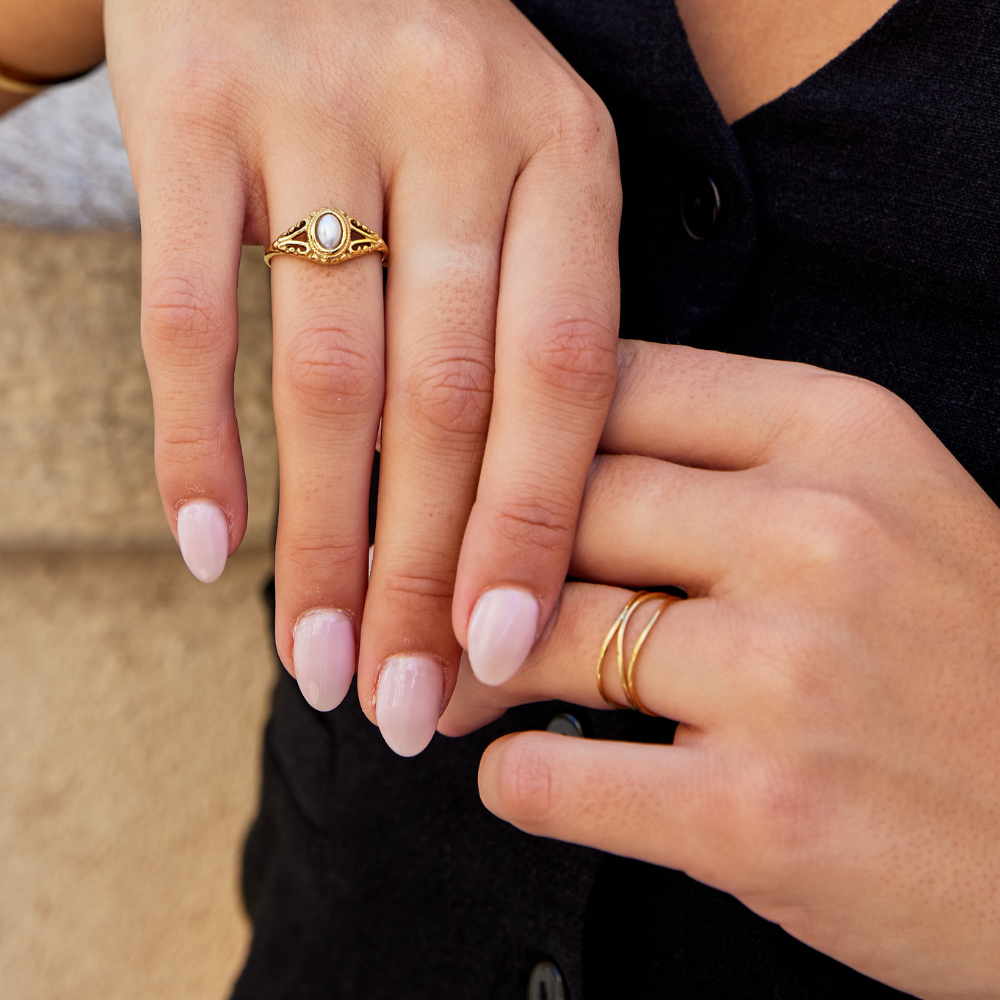 Royal | Bague vintage en perles