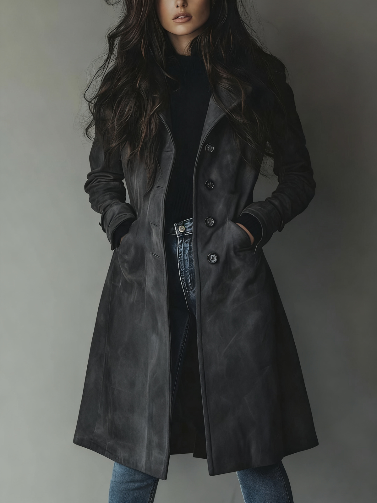 Teresa | Trench élégant douceur intemporelle