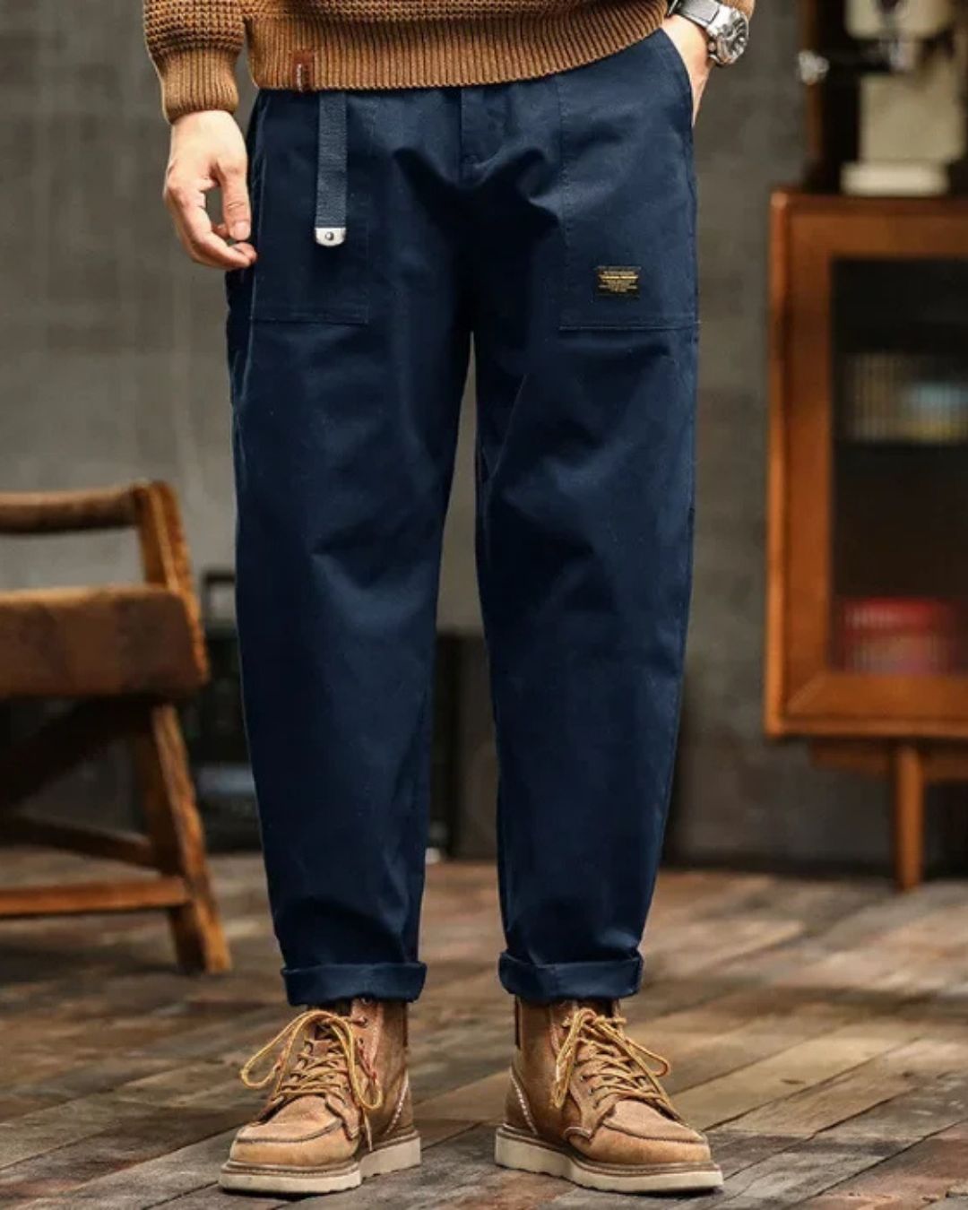 Théodore | Pantalon cargo élégant et confortable pour homme