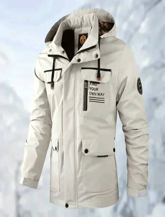 Harden | Veste d'hiver pour hommes avec capuche