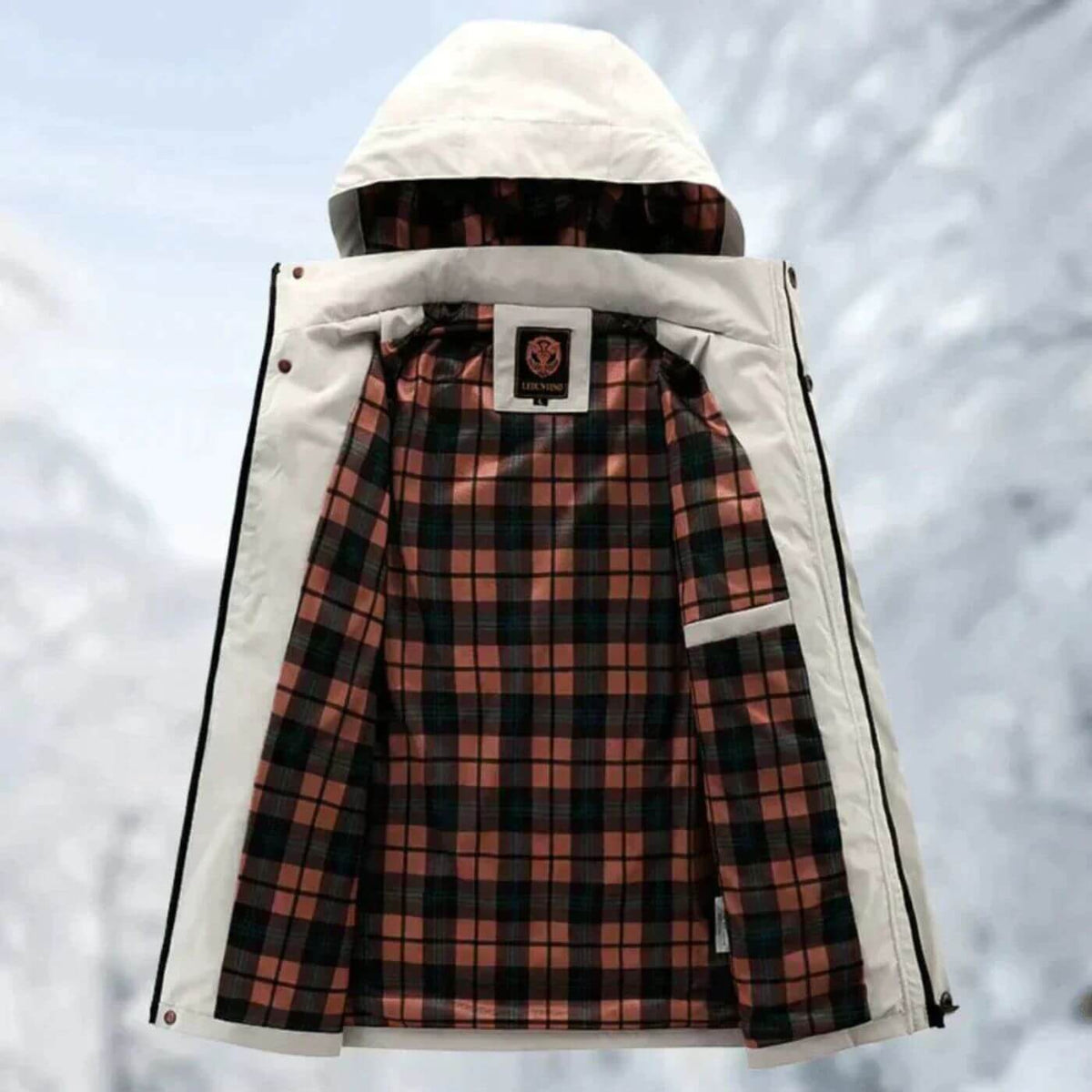 Harden | Veste d'hiver pour hommes avec capuche