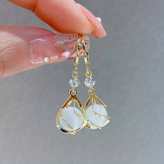 Boucles d'oreilles Cheyenne en Opale Glamour