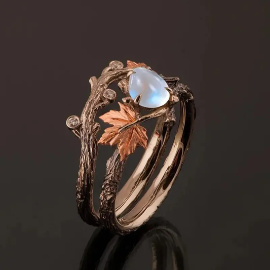 Bague Naturelle en Pierre de Lune