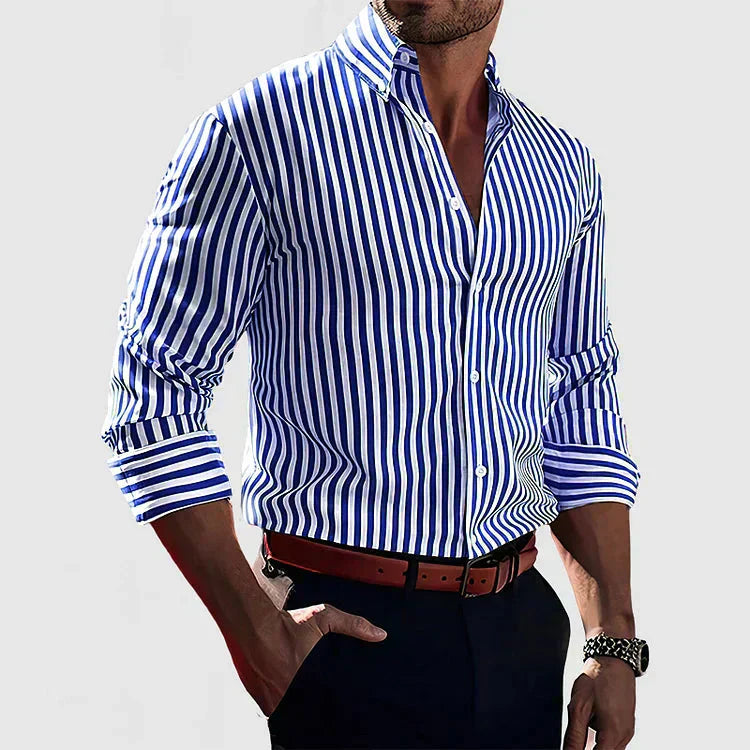 Léonard | Chemise rayée d’élégance intemporelle