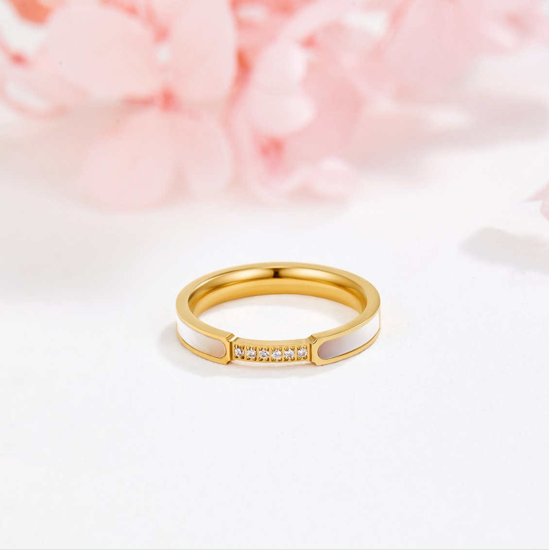 Unité | Bague en perles et cristaux
