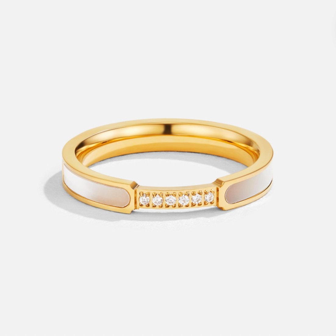 Unité | Bague en perles et cristaux