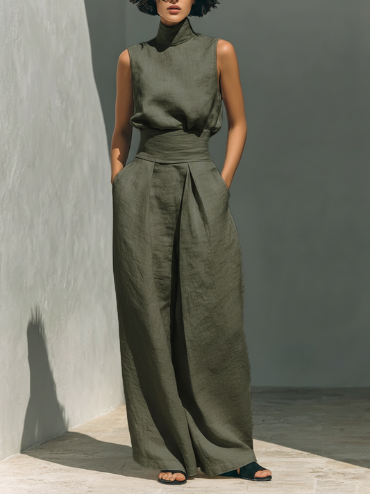 Ariana | Ensemble ample en lin
