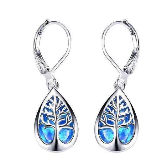 Boucles d'oreilles Arbre de Vie en forme
