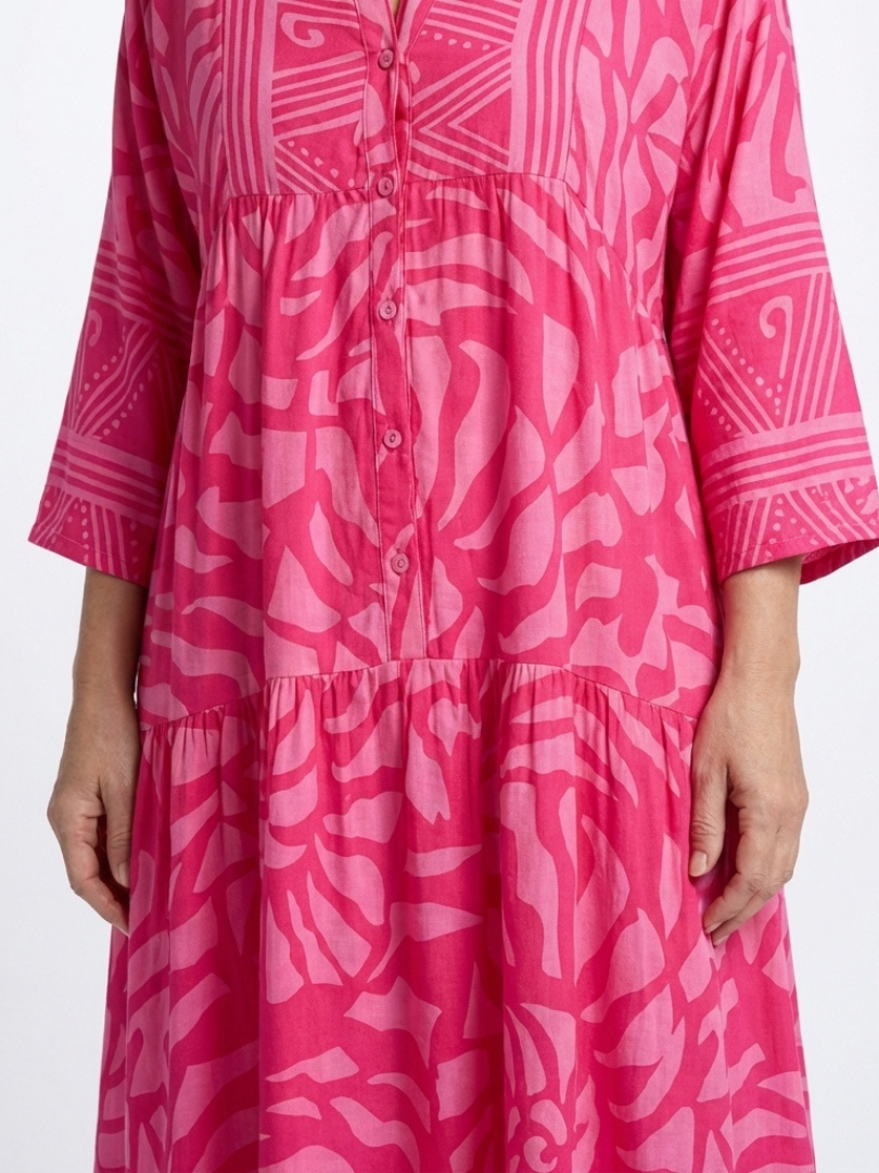 Margot | Robe midi boutons